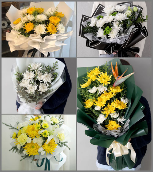 贵州毕节市织金县龙场镇白事花束代送